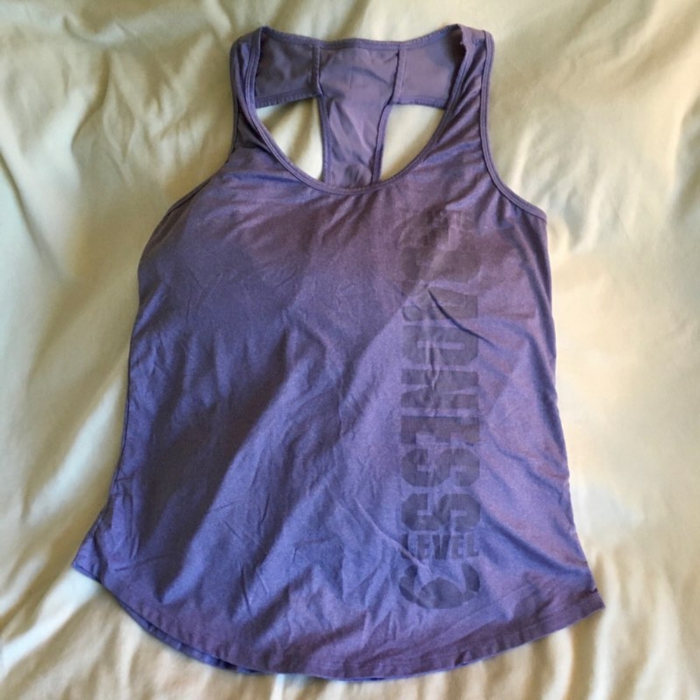Disney Lavendar Stitch Workout Top